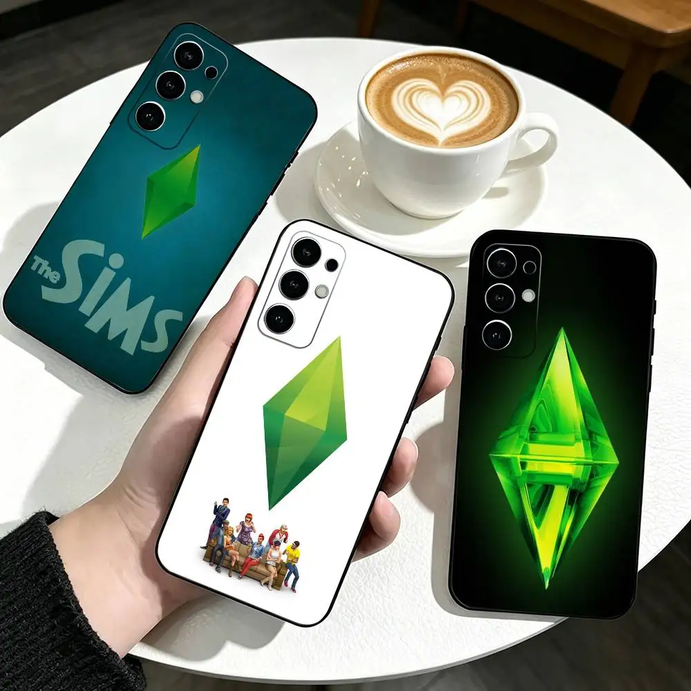 Фото Чехол для телефона The Logo S-Sims 4 для Samsung S25, S24, S21, S22, S23, S30, Ultra, S20, Plus, Fe, Lite, Note, 10, черный №1