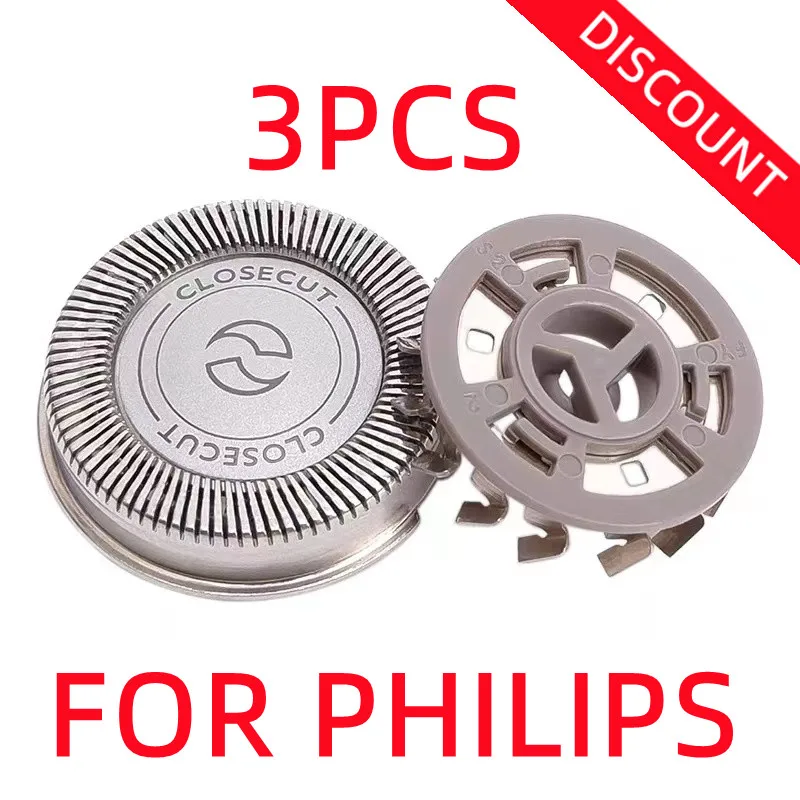 3 шт., сменные головки для бритвы Philips Norelco HQ30 HQ320 HQ55 HQ362 HQ6900 HQ46 HS708 HS970