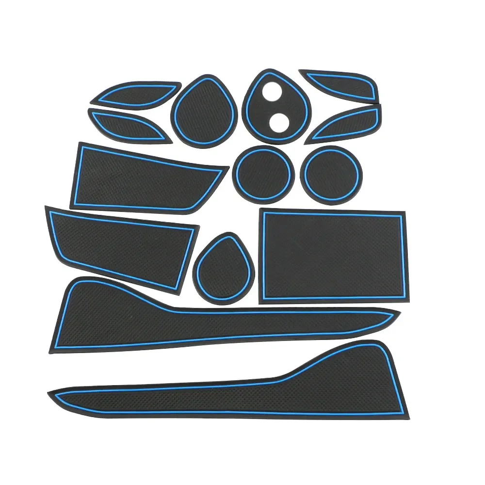 

Автомобильный Противоскользящий резиновый декоративный держатель для чашки, наклейка, прокладка для ворот, слот для двери, коврик для Toyota C-HR CHR C HR 2016 - 2020