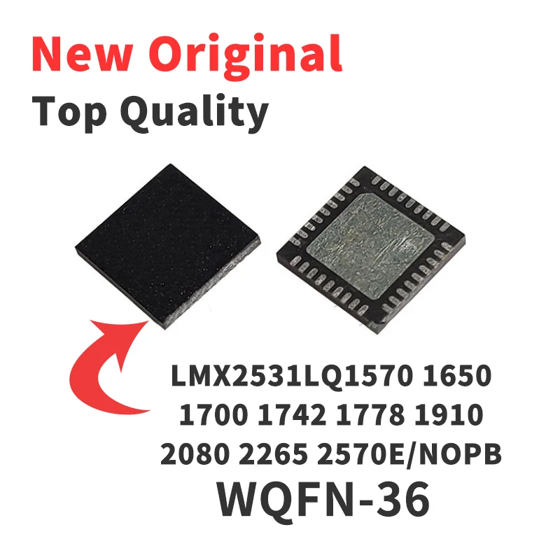 

Чип LMX2531LQ1570E LMX2531LQ 1650 1700 1742 1778 1910 2080 2265 E 2570E/NOPB WQFN36, новый и оригинальный