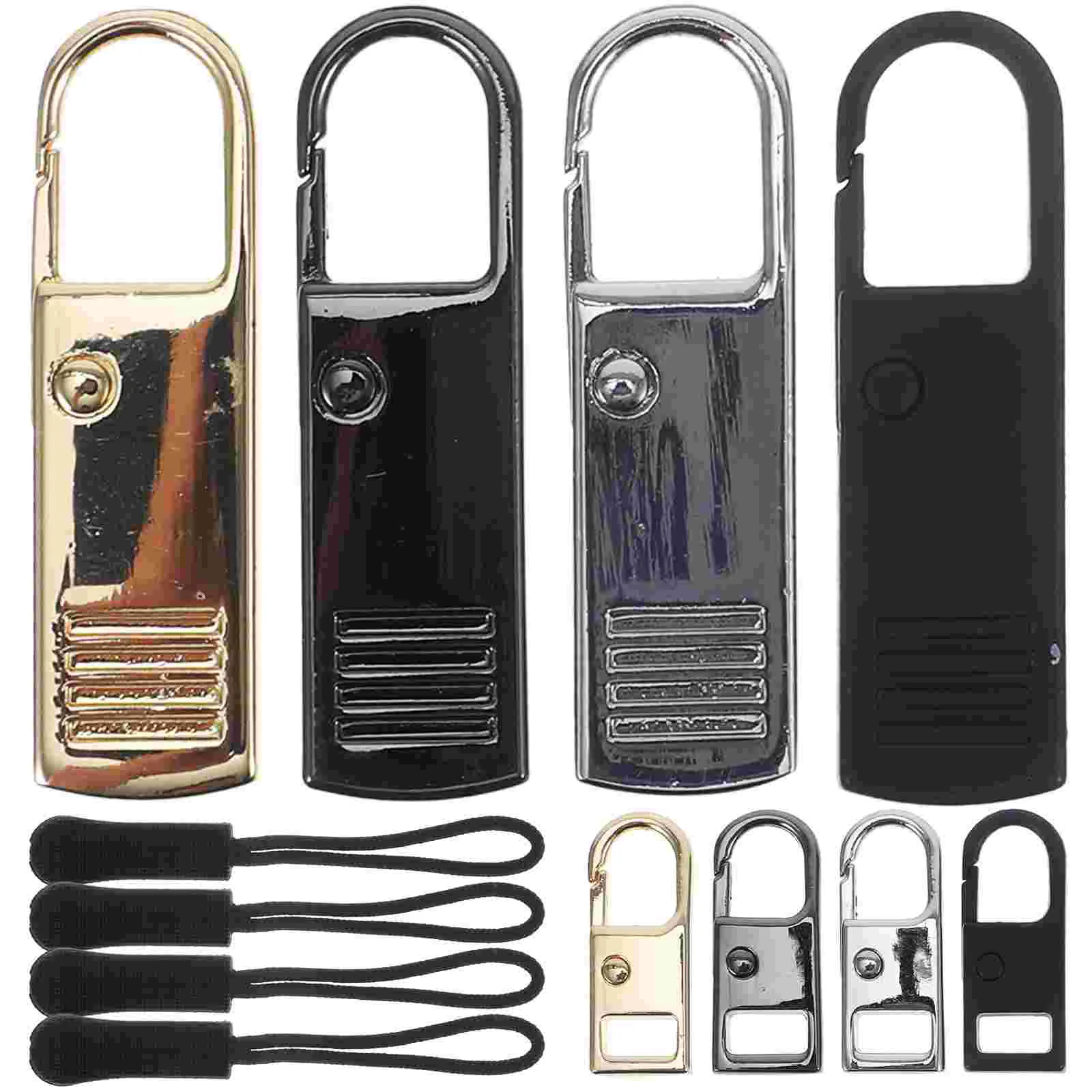 

12Pcs Zipper Pull Tab Replacement Clothing Zipper Head Backpack Zipper Head Zipper Parts for Clothing