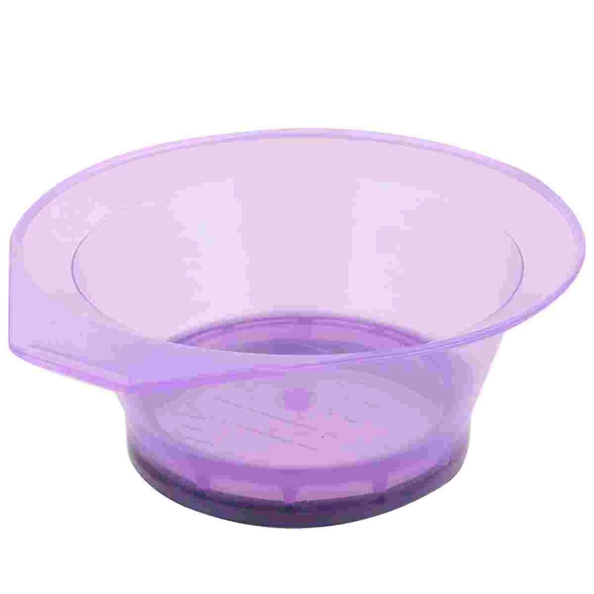 

6pcs Transparent Hairdressing Bowl DIY Hair Dye Bowl Hair Salon Color Mixing Dye Bowl (Random Color)