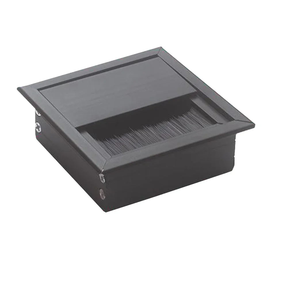 

Алюминиевый кабель-канал для стола 80 мм