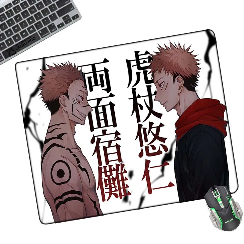 

Small Mouse Pad Jujutsu Kaisen Laptop Anime Mouse Mat Varmilo Keyboard Gamers Decoracion Desk Mat PC Gamer Gojo Satoru Mousepad