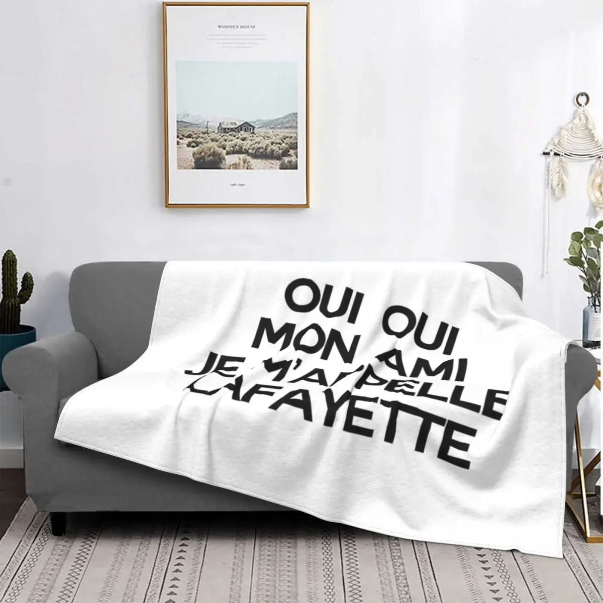 

Lafahette-Manta de muselina para cama, colcha a cuadros, Alfombra de playa