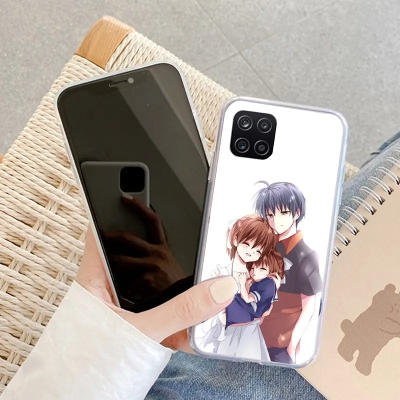 Чехол Clannad After для телефона Samsung Galaxy S10 S21 S22 Plus Ultra A91 A51 A21S A12, прозрачный чехол для телефона