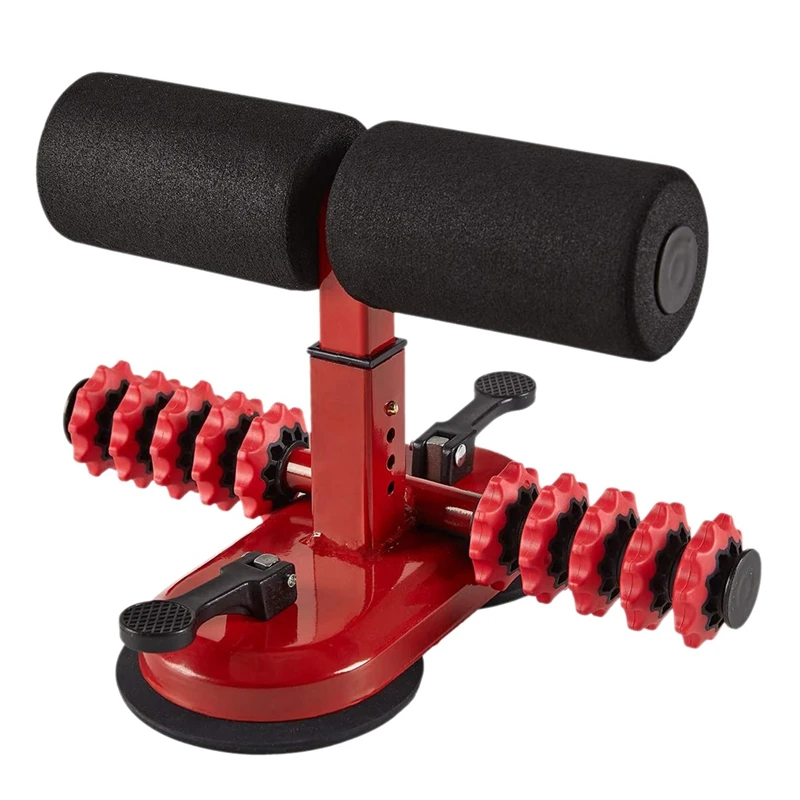 

Переносной регулируемый держатель для ног Sit Up Bar для пола с 2 присосками и 4 позициями для домашних тренировок