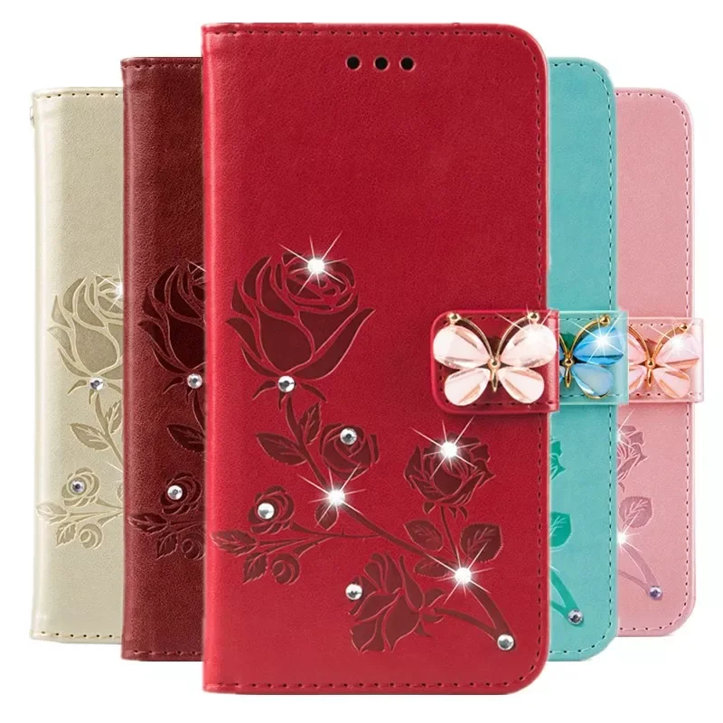 

Rose Flip leather Case for Xiaomi Redmi 9C NFC Redmi 9 Prime 9A 9AT Case Redmi 4X 4A 8A 7A 6A 5A 5 Plus S2 Go Coque Cover Funda