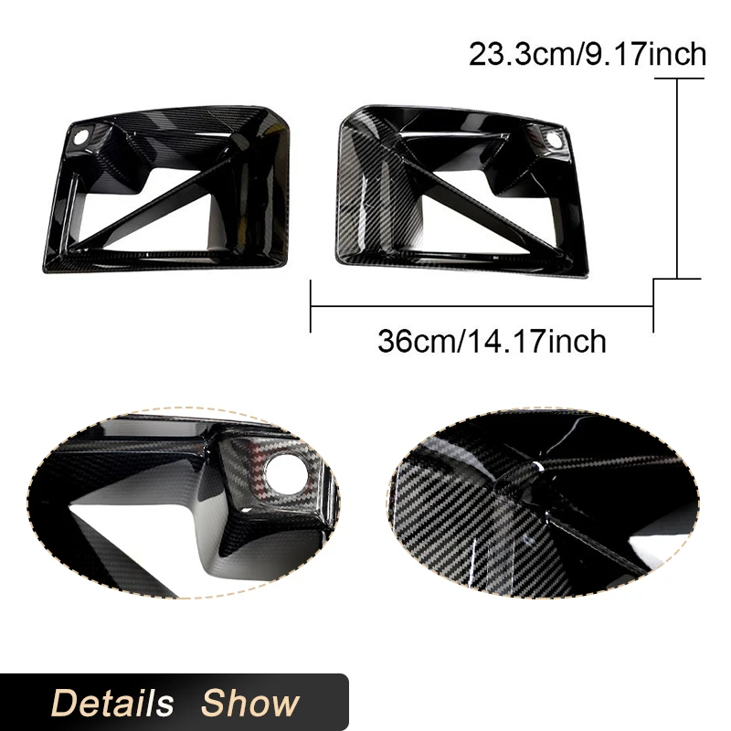 Передний бампер из углеродного волокна вентиляционные накладки для BMW 2 серии G87 M2