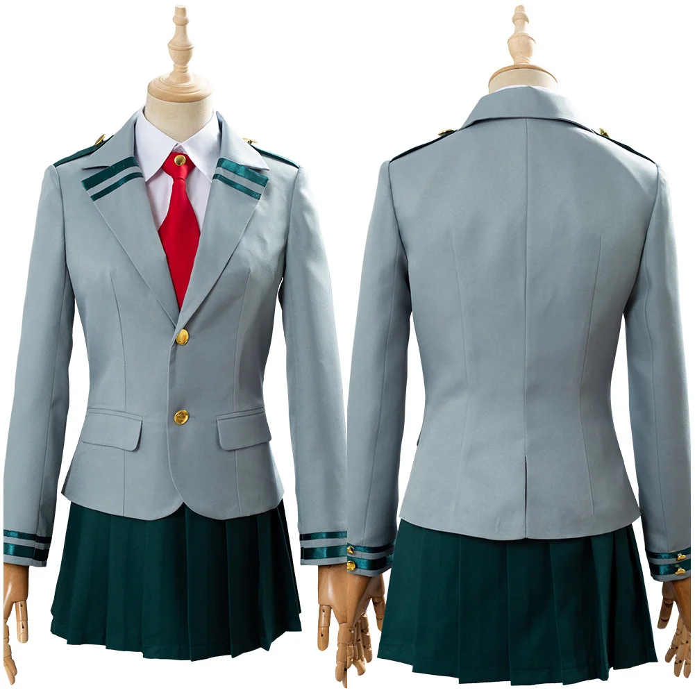 New Boku no Hero Academia My Hero Academia Ochako Uraraka Cosplay Costume Asui Tsuyu Costume Girl Dress School Uniform