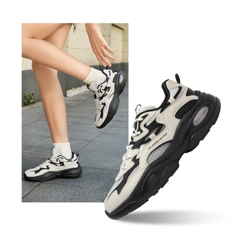 361 men's shoes sports 2024 autumn new mesh breathable running casual retro dad women's style