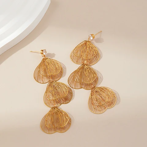 ROXI Цветочные серьги из нержавеющей стали