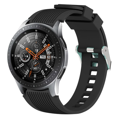 Силиконовый ремешок 22 мм для samsung Galaxy wtch 3 Active 2 Gear S3 Huawei watch GT GT2, мягкий и удобный ремешок для Amazfirt GTR