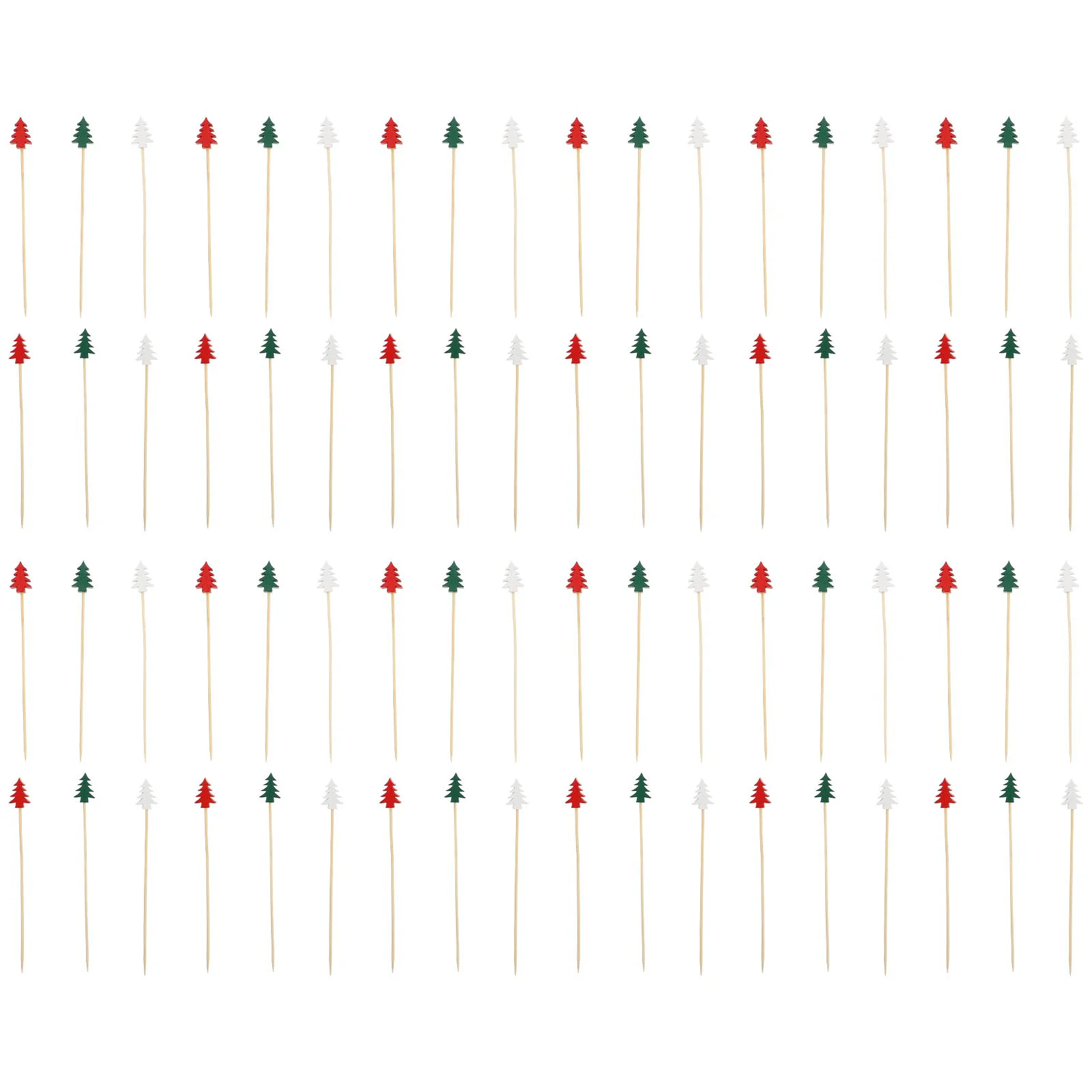 

100pcs Fruit Picks Sandwich Skewer Snack Pick Dessert Pick Swizzle Pick Pick Christmas Toothpicks