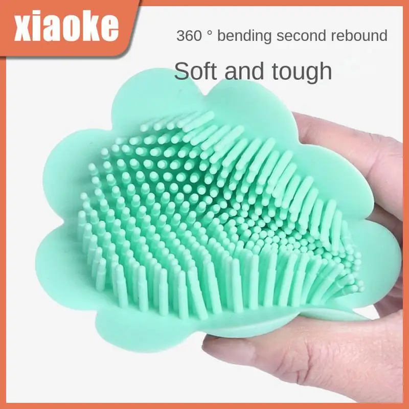 

Soft Body Scrubber Wisp For Body Silicone Shampoo Brush Bath Sponge Exfoliating Brush Bath Brush Bathroom Accessories