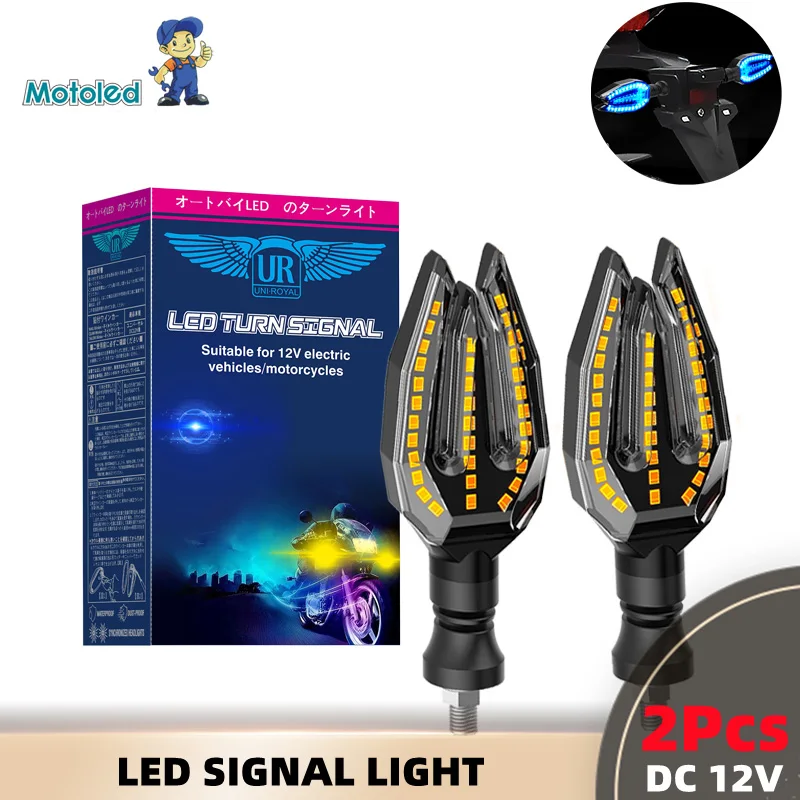 

2022 Newest Universal Motorcycle Turn Signal LED Lights Indicators Signal light For Kawasaki KLX250 KDX125 KDX250 790 Adventure