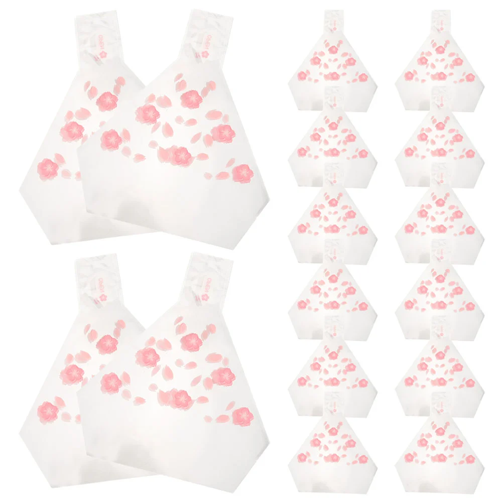 

100 Pcs Triangle Rice Ball Packaging Easy Tear Wrapper Bags Balls Sushi Mold Japanese Onigiri Decorative Wrappers Disposable