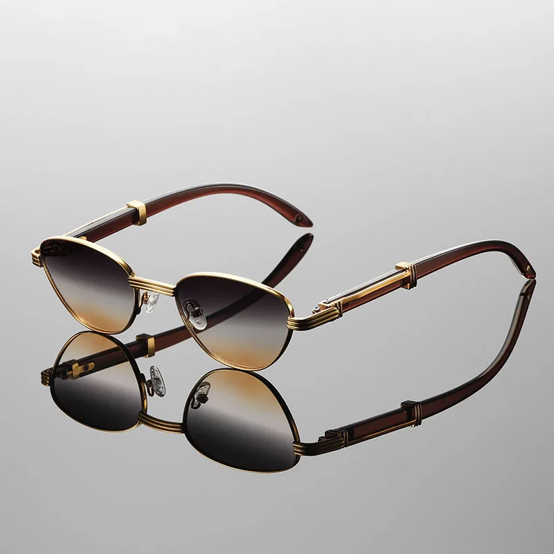 KAMMPT Модные Ретро Металлические градиентные оттенки женские оригинальные