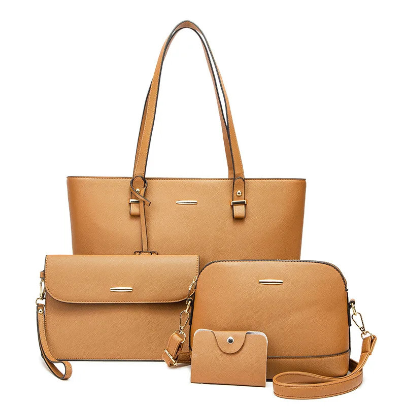 

Bag women 2022 new fashion Korean women's bag tot steamed bun mother bag three piece bag