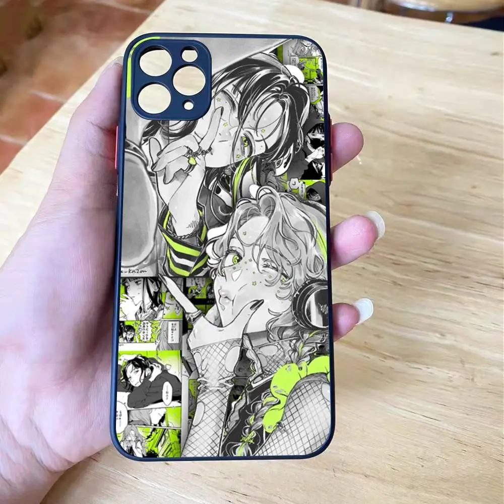 Фото Противоударный матовый чехол Aya Osawa Mitsuki Koga MitsuAya для iPhone 16 15 14 13 12 11 Pro Max X XR XS MAX Mini №5