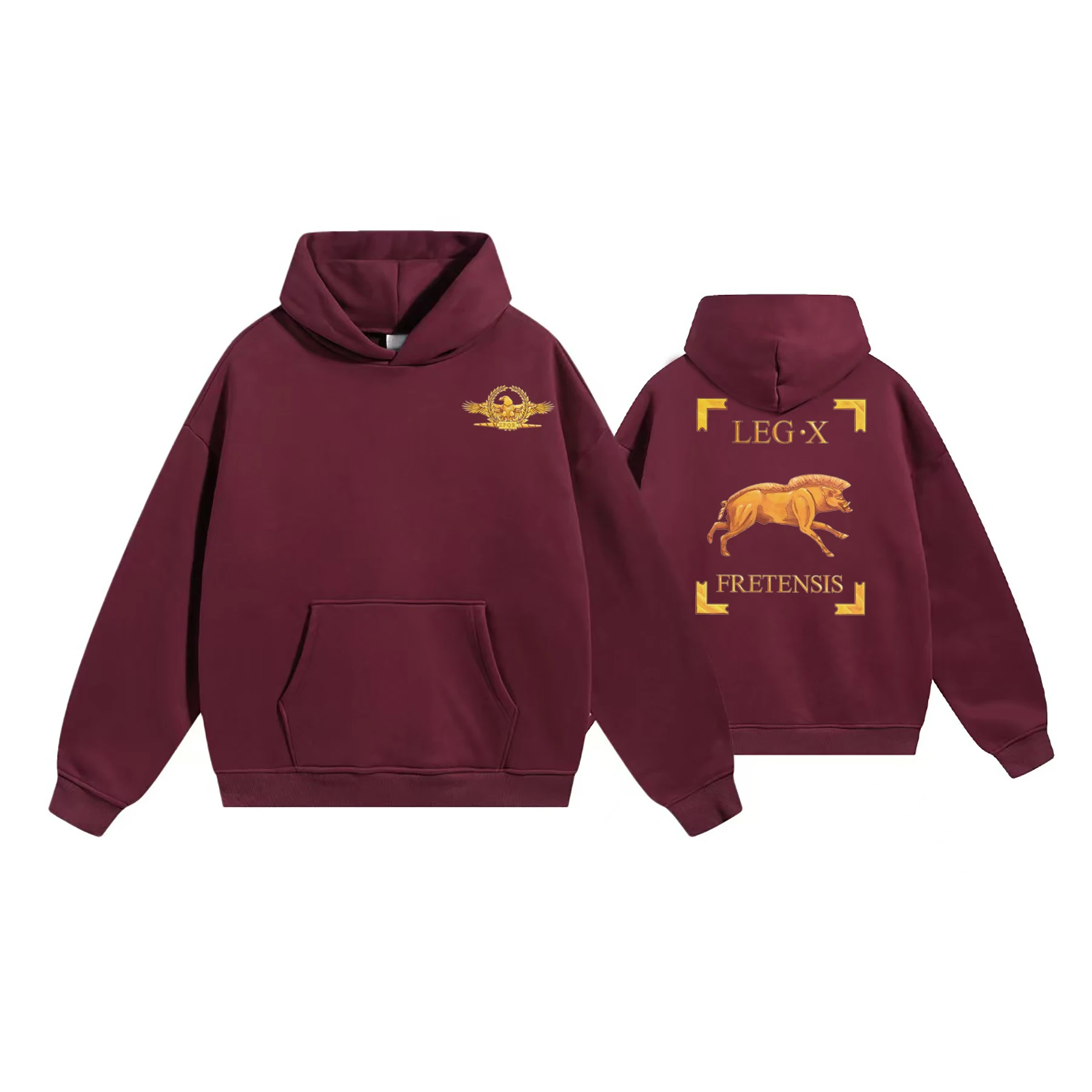 Legio X Fretensis Vexillum 10st Roman Legion Boar Symbol пуловер с капюшоном новая удобная повседневная