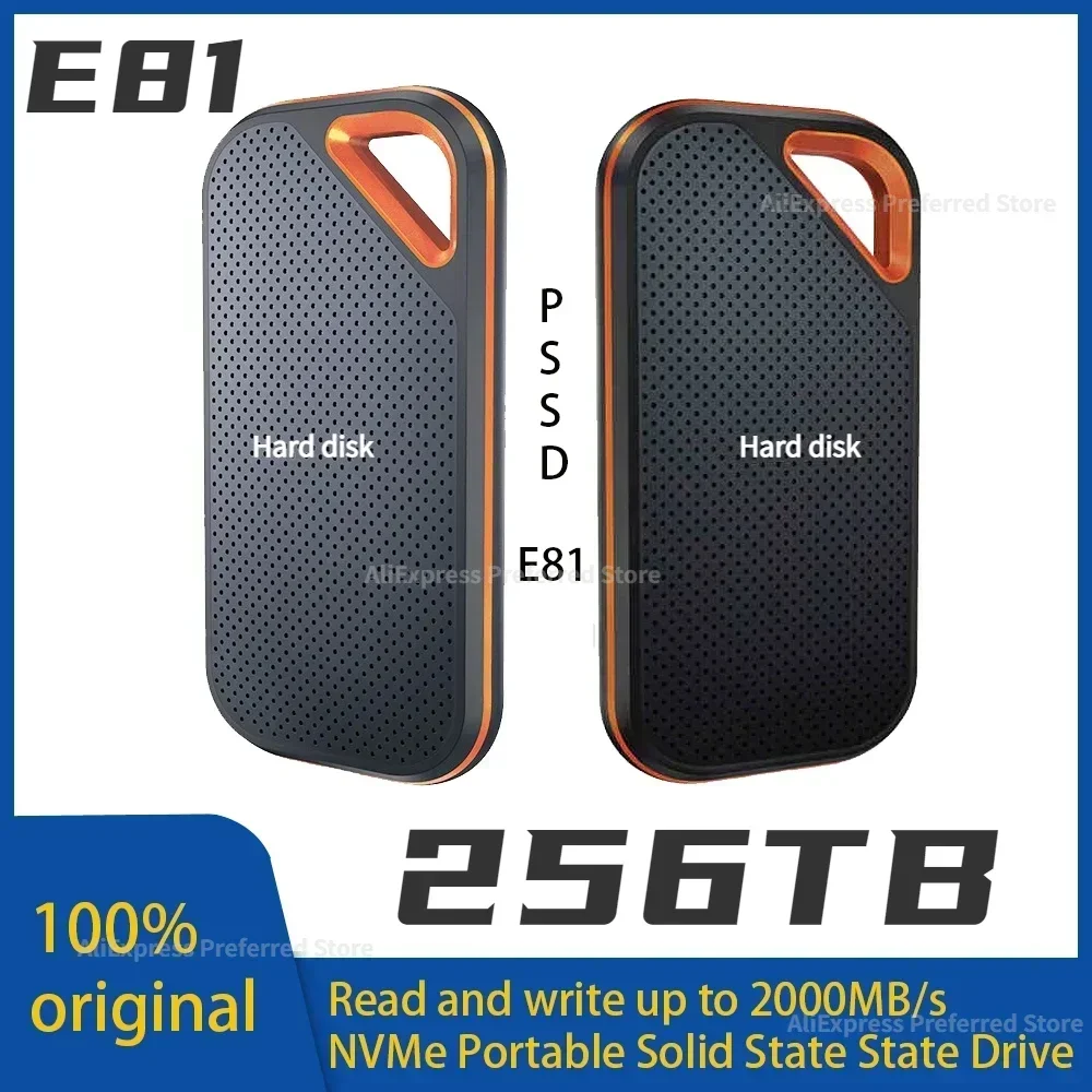 2024 SSD NVMe USB 3.2 Type-A C Портативный внешний твердотельный накопитель Extreme PRO E81 4 ТБ Φ 1 PSSD