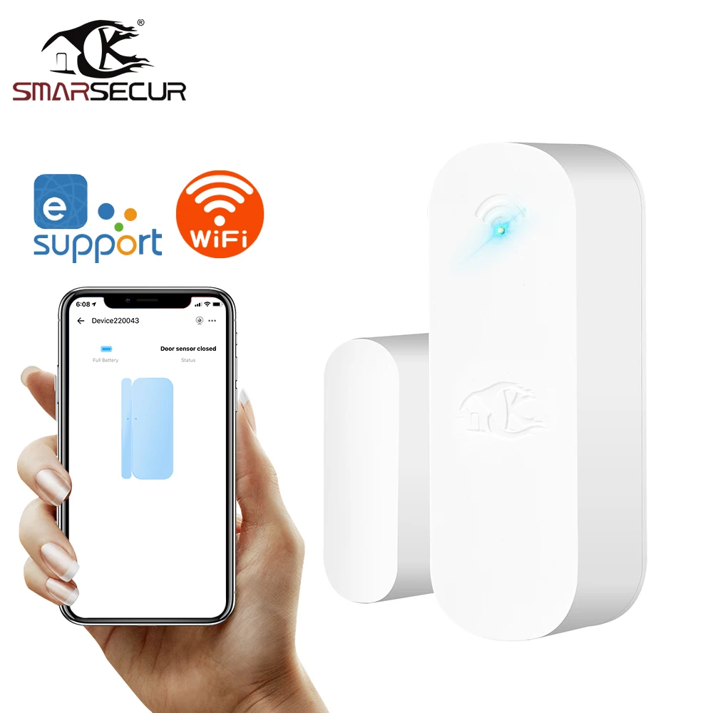 

Датчик окон и дверей Ewelink, беспроводной детектор подключения к Wi-Fi