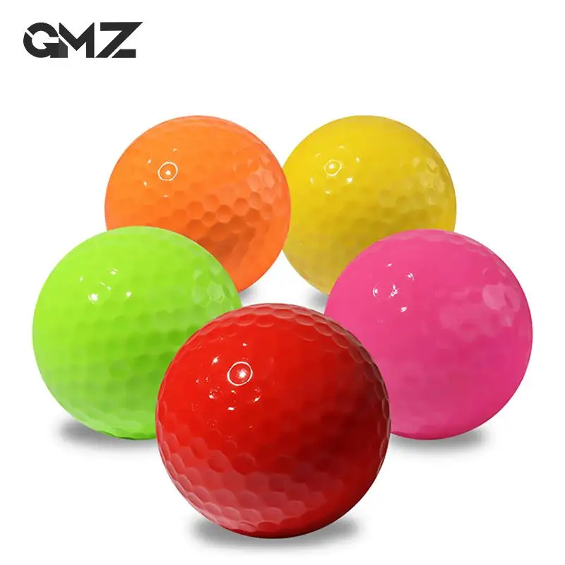 

1 Pcs Golf Ball Professional Practice Two-tier Ball Indoor Outdoor Sports Game Training Course Golf Ball Random Color