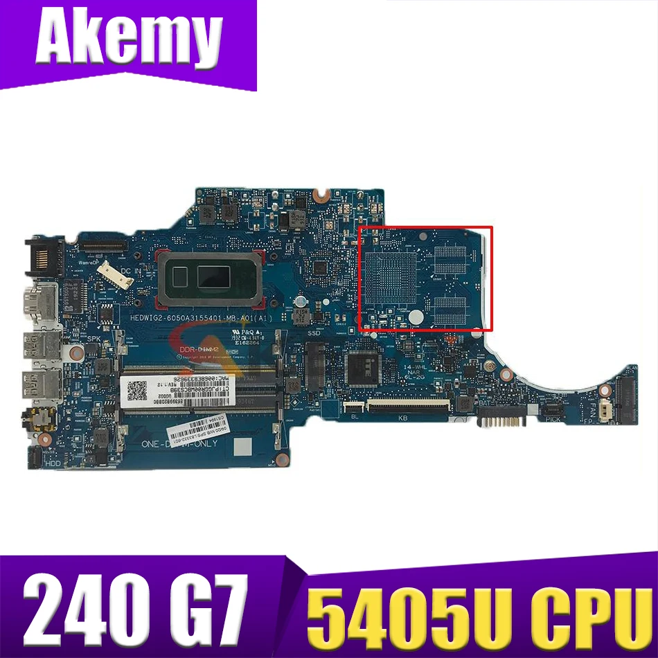 

L83332-601 L83332-001 6050A3155401 mainboard For HP 240 G7 14-CF laptop motherboard 5405U CPU GM UMA