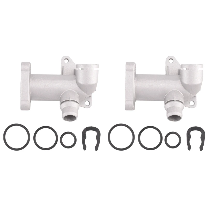 2X автомобильные внутренние детали алюминиевый охлаждающий шланг с тройником для