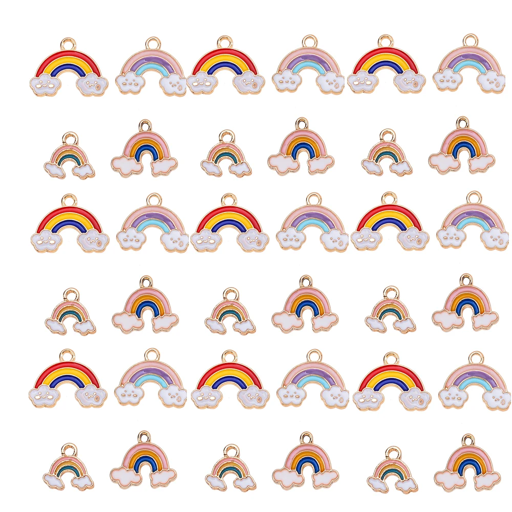 

20Pcs 21*12MM Alloy Enamel Cat Pendant Ladies Jewelry Making Necklace Bracelet Earring Accessories Handmade Diy Craft Supplies