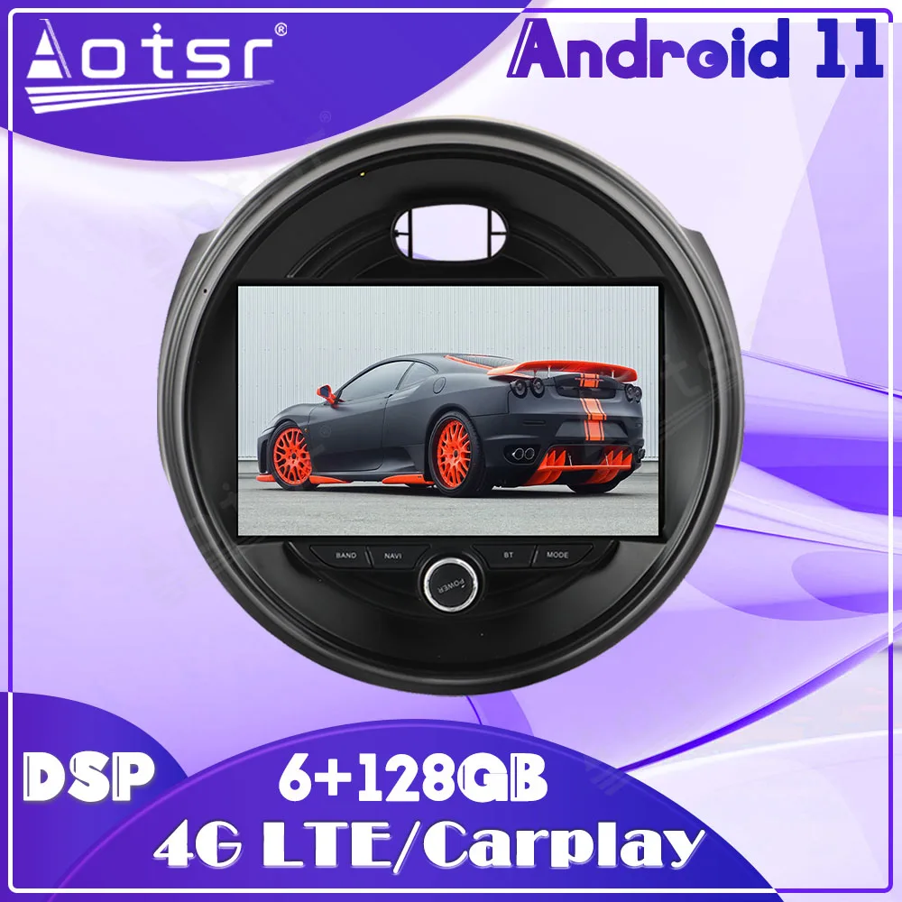 

For BMW Mini Cooper F55 F56 F57 2015-2019 Android Car Multimedia Radio Player Stereo GPS Navi Auto Audio Head Unit 1 Din Carplay