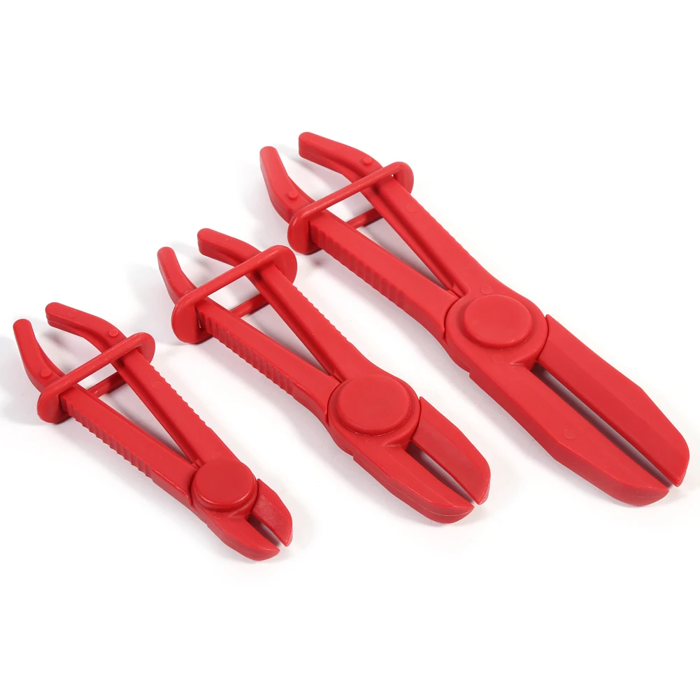 

3Pcs Nylon Hose Clamp Tool Set Brake Fuel Water Line Clamp Plier Hands Free Tool