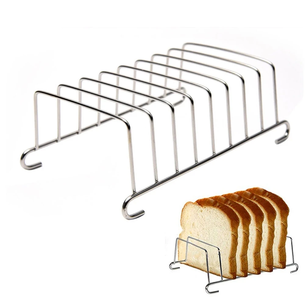 

Portable Bread Rack Food Restaurant Cooling Grid Stainless Steel Cookie Tool Home Pancake Holder Kitchen Air Fryer Accessories