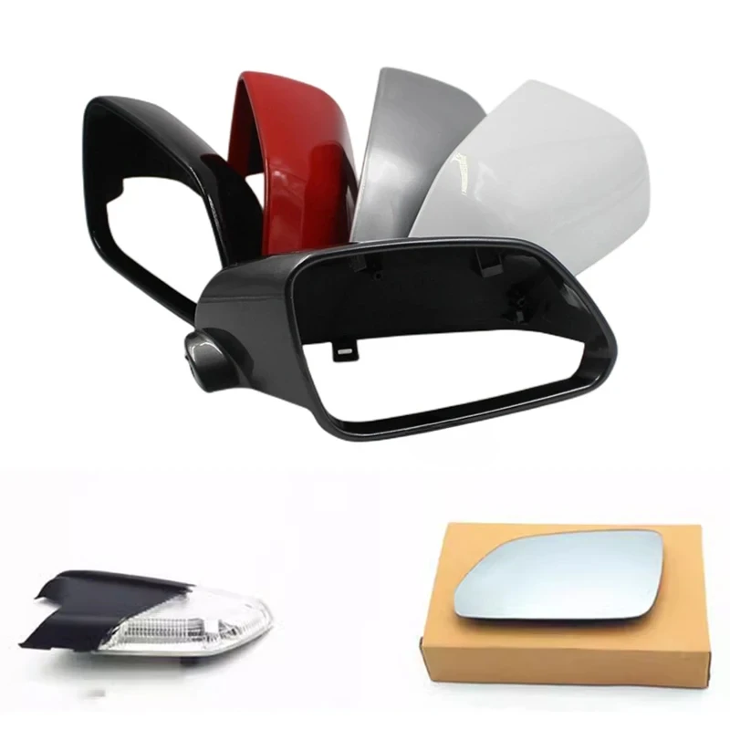 Заднее зеркало с подогревом стеклянная крышка указатель поворота для VW Polo Hatchback