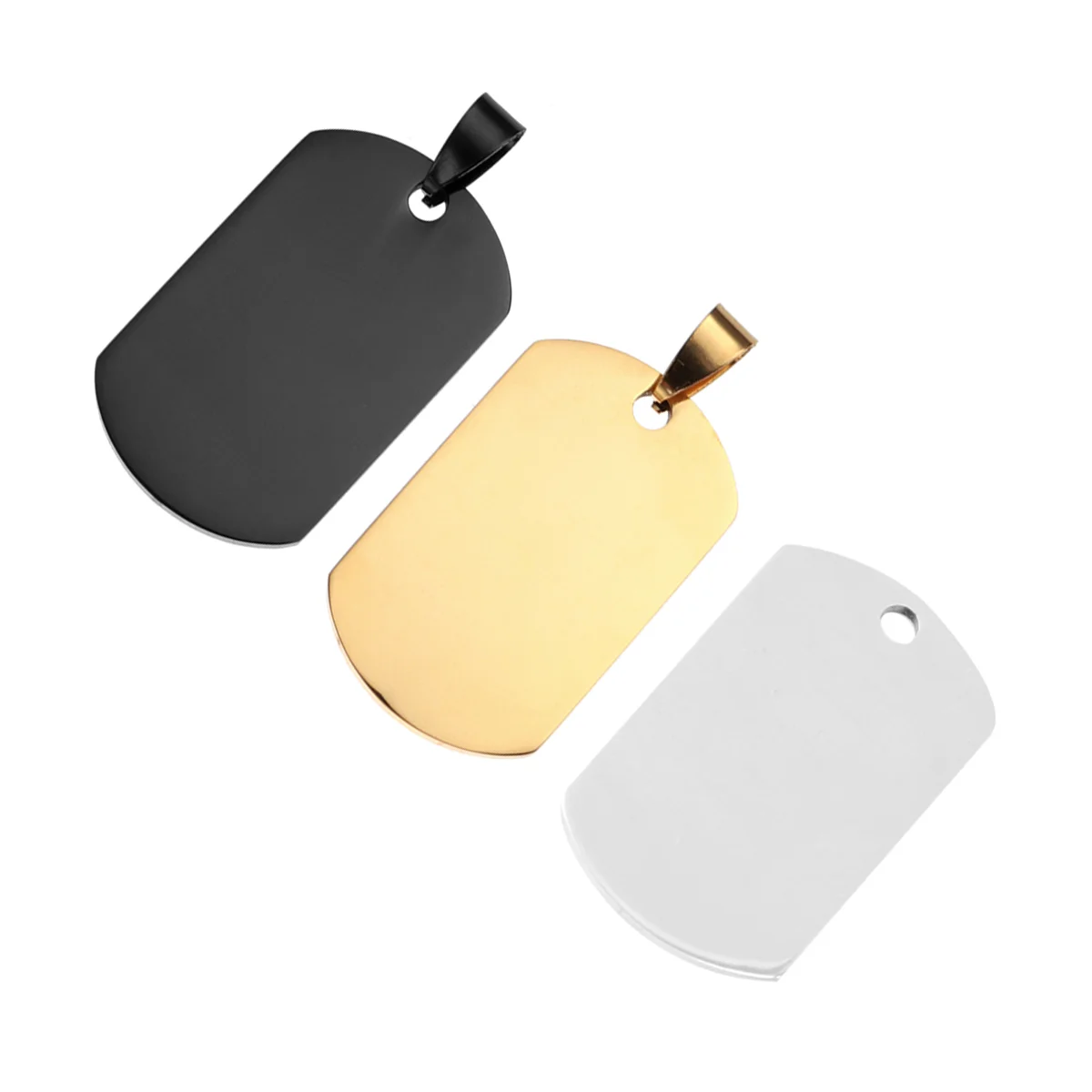 

3pcs Gift Tag Metal Pendant Hanging Drop Tag for Key Phone Number
