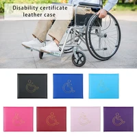 badge uk europe disabled blue badge holder document protection sleeve identity badge certificate protection cover