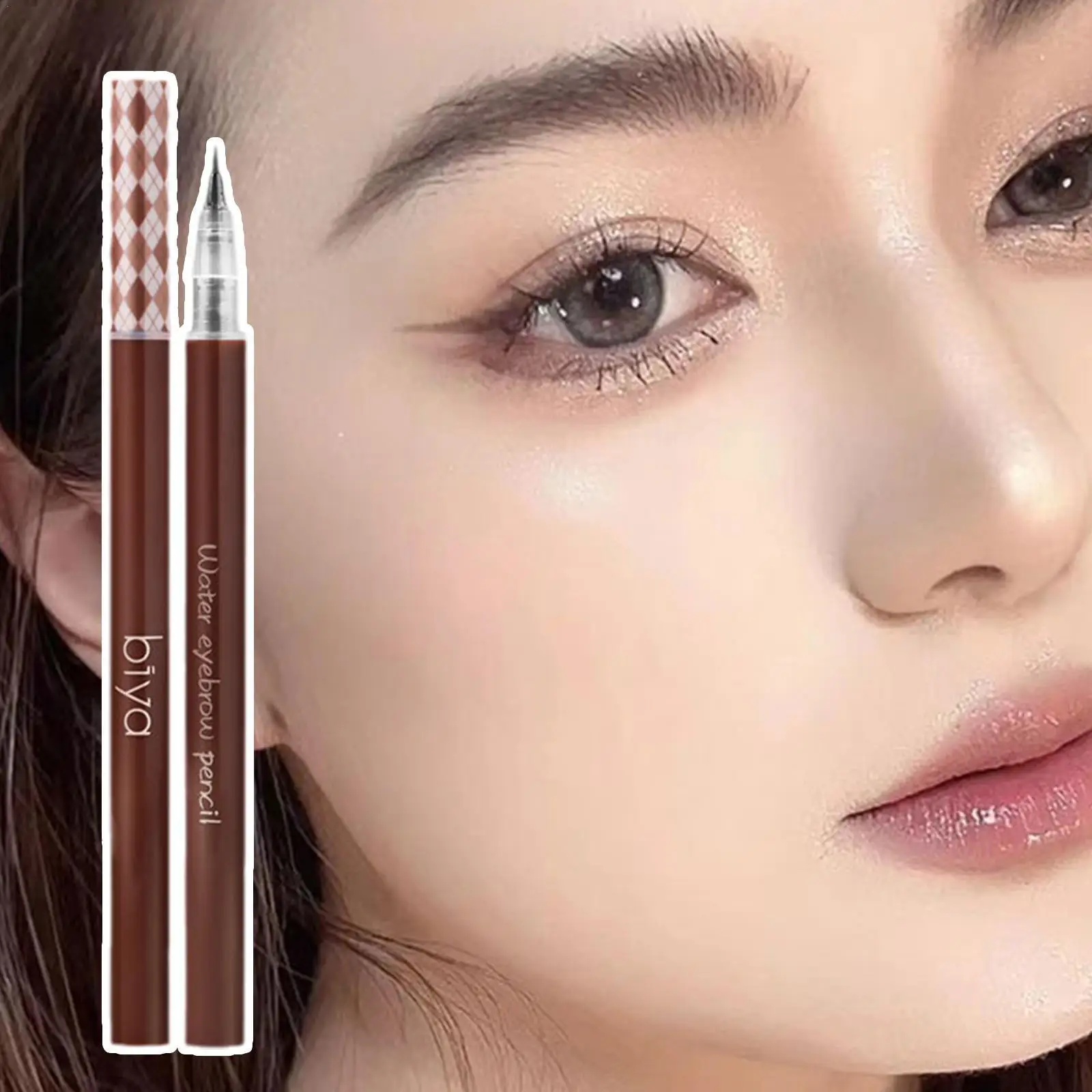 Sweatproof Waterproof Man Makeup Shadow Silkworm Lying Outline Lazy Eyeliner Lasting H9t9