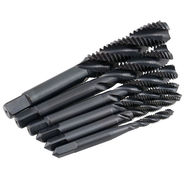 

7PCS HSS Machine Screw Thread Metric Plug Tap Drill Set M3 M4 M5 M6 M8 M10 M12