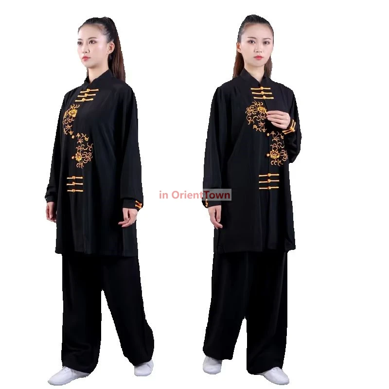 Китайский костюм Тай Чи Тан дышащая женская униформа для кунг-фу ушу боевые