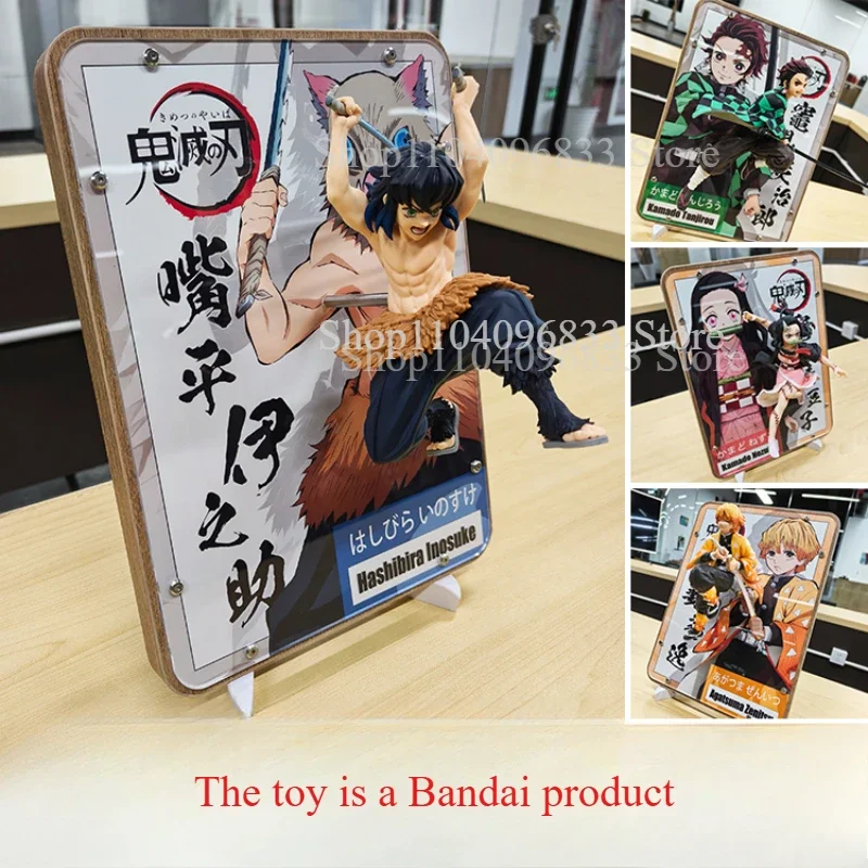 В наличии Bandai Demon Slayer: Kimetsu No Yaiba Tanjiro Nezuko Inosuke Zenitsu аниме-фигурки периферийные