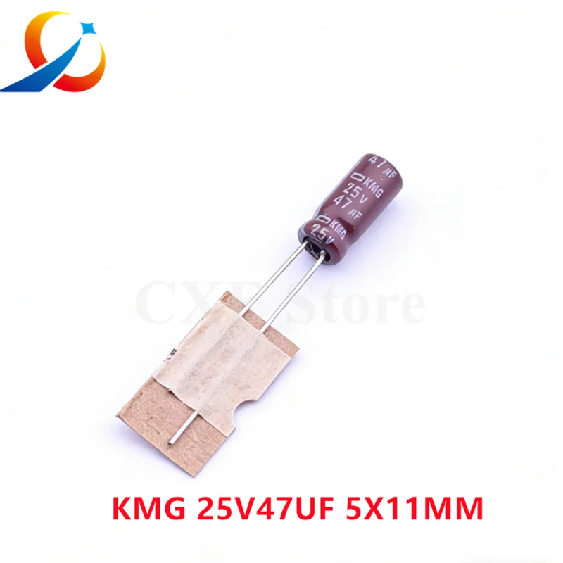 50 шт. KMG 25V47UF, размер 5X11MM, NCC EKMG250ETD470ME11D, электролитические конденсаторы 47UF 25V, НОВЫЕ (art.: 3920db2d3f151) - 3920db2d3f151