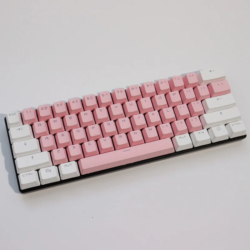 

106 Keys Grey Red Keycaps PBT Specials Keycap Backlit Two-Color Mechanical Keyboard Key Caps 61/104