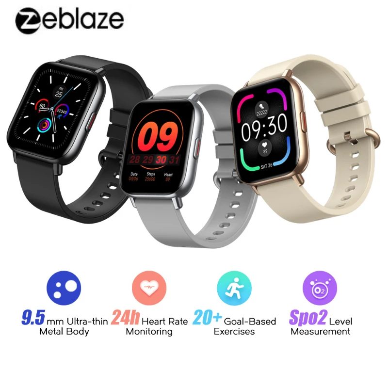 

Smart Watch Zeblaze GTS PRO Touch Men watch Heart Rate Spo2 Level Tracker Heart Rate Blood Pressure Monitor Smartwatch For men