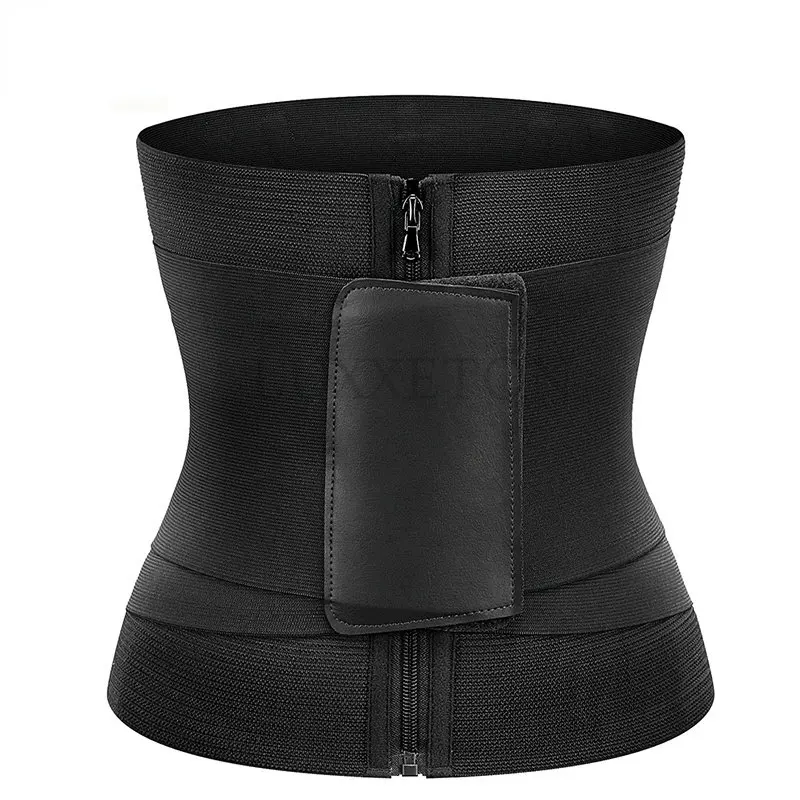 

Waist Trainer Body Shaper Tummy Slimming Belt Woman Slimming Sweat Fat Burning Belt Control Belly Hourglass Girdle Shapewear