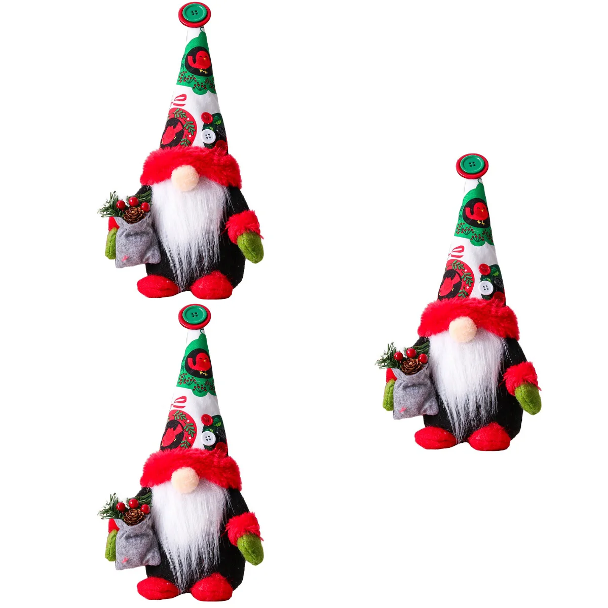 

3pcs Christmas Gnome Christmas Ornament Scandinavian Festival Gnome