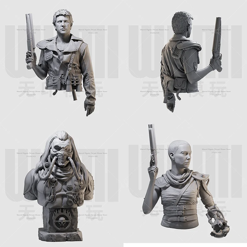 1/16 масштаб 1/10 локомотив Max Tribe Ferrosa Ex-serviceman Joe Moore сделай сам самособранная GK 3D смола