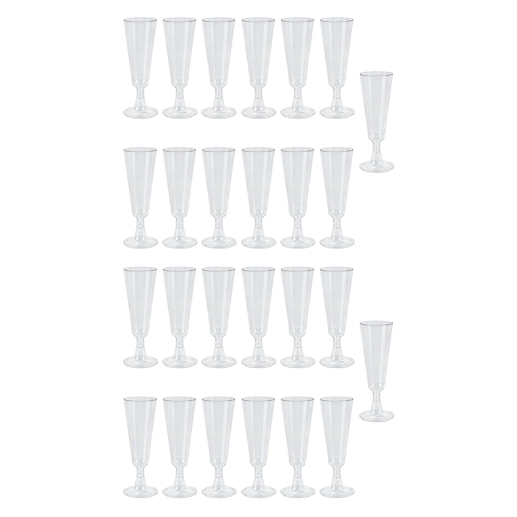 

120Pcs 150Ml Disposable Hard Plastic Champagne Glass Red Wine Glass Goblet Wine Glass Party Festival Event Supplies