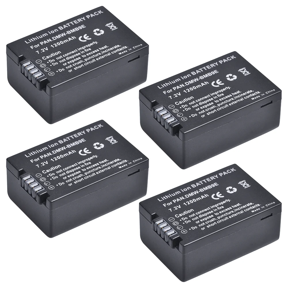 DMW-BMB9E Bateria DMW-BMB9PP Battery for Panasonic DC-FZ85 FZ83 FZ82 FZ81 FZ80 DMC-FZ150 FZ100 FZ40 FZ45 FZ47 FZ48 FZ60 FZ70