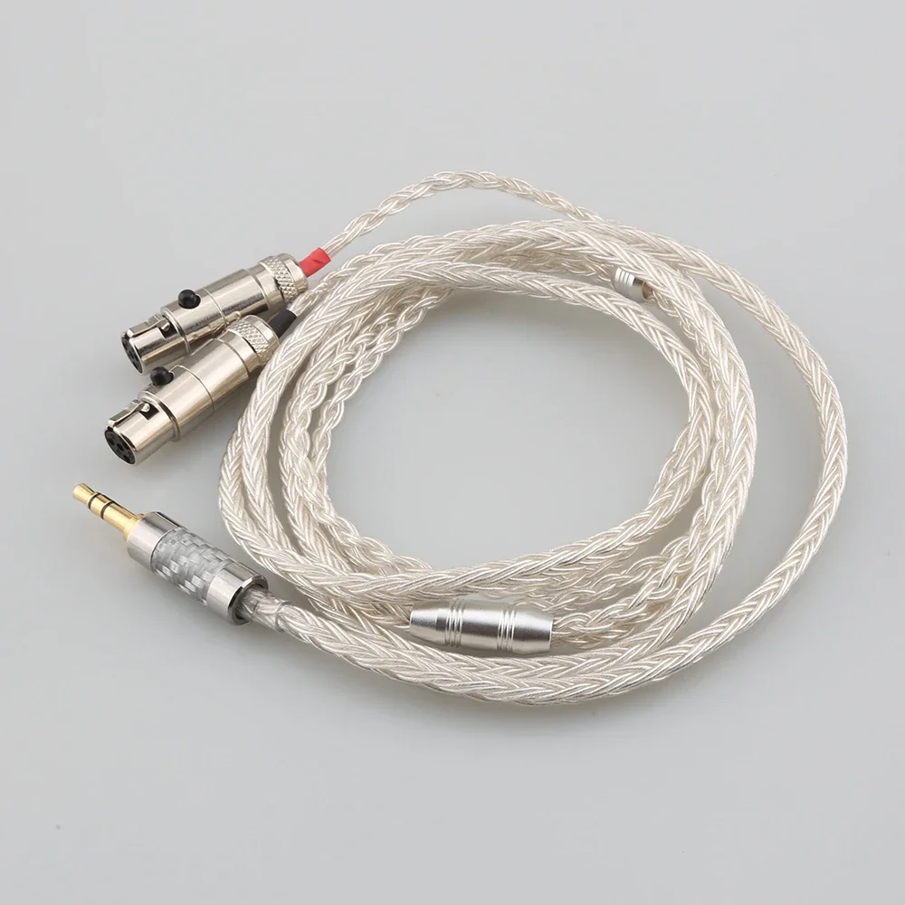 HiFi 2 5/3 5 16-ядерный OCC посеребренный кабель для наушников Audeze LCD-3 LCD-2 LCD-X LCD-XC LCD-4z LCD-MX4